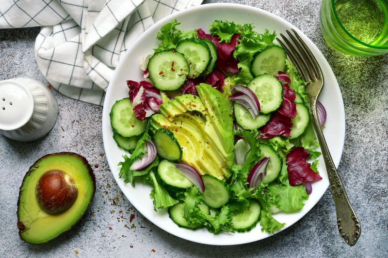 avocado e cetriolo