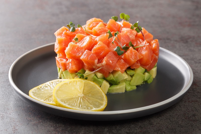tartare salmone e avocado
