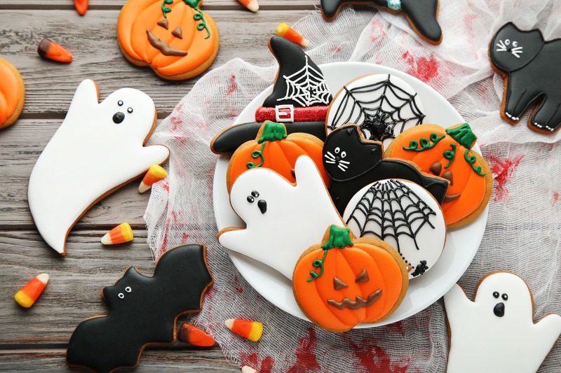 biscotti di halloween, varie forme