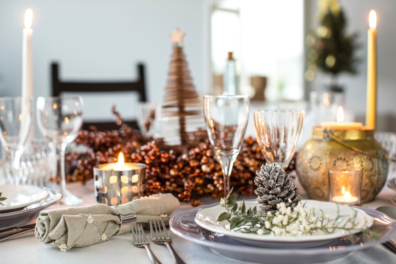 come apparecchiare la tavola a Natale
