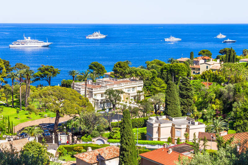 Cap Ferrat, visuale aerea