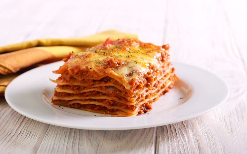 piatto di lasagne alla bolognese