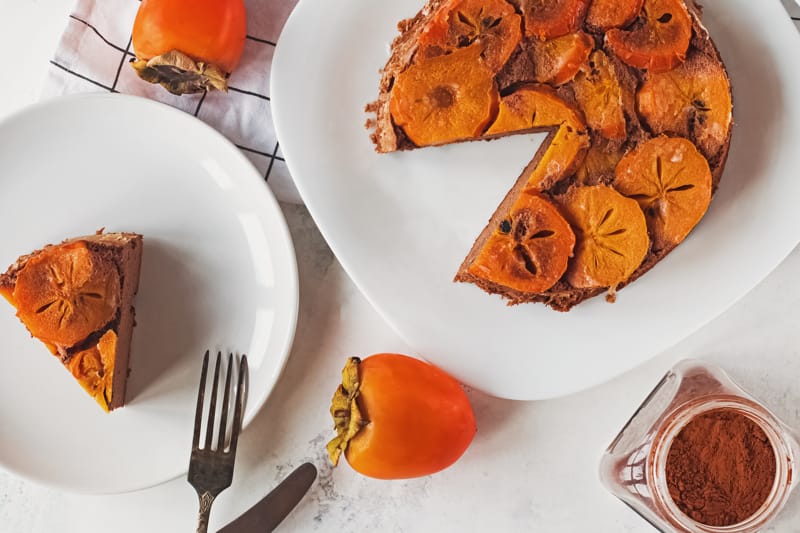 torta di cachi soffice